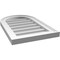 Ekena Millwork Round Top Surface Mount PVC Gable Vent w/ 2"W x 1-1/2"P Brickmould Frame, 14"W x 22"H GVPRT14X2202SN - alternate 4
